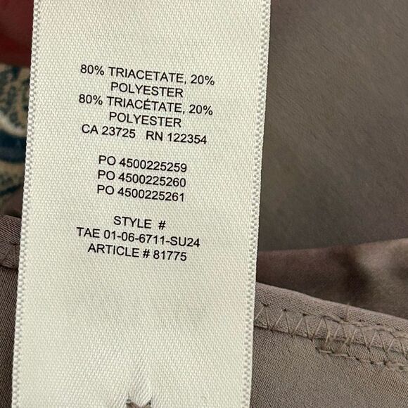 Aritzia Babaton Refined Satin Cargo Pant in Ashen - Picture 9 of 12